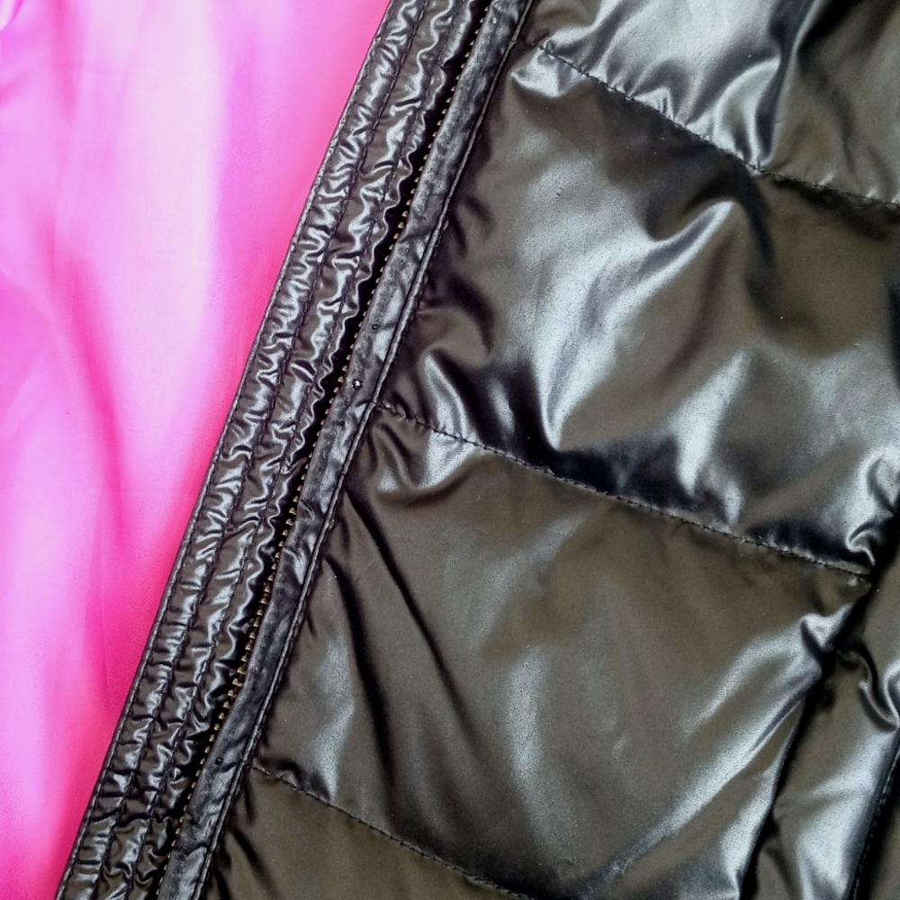 DKNY Women’s Black Down Quilted Puffer Long Sleeve Waist Length Coat XS - Picture 12 of 16